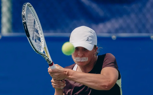 Why Is Tennis Star Iga Swiatek Taping Her Mouth Shut?